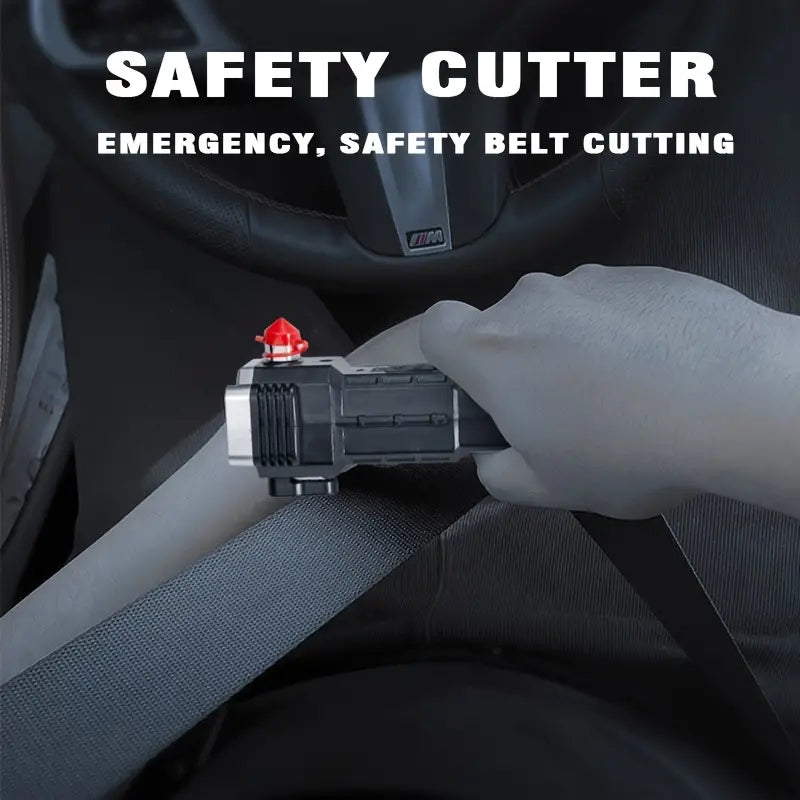 Omni Cop Flashlight, Super Bright LED Flashlight With Safety Hammer, Portable Work Light, Outdoor Adventure Lighting, Long Distance Beam Rescue Flashlight, Multifunctional 4 Modes Flashlight, Torch with Hammer Window Glass and Seat Belt Cutter Omni Cop Flashlight, Super Bright LED Flashlight With Safety Hammer, Portable Work Light, Outdoor Adventure Lighting, Long Distance Beam Rescue Flashlight, Multifunctional 4 Modes Flashlight, Torch with Hammer Window Glass and Seat Belt Cutter